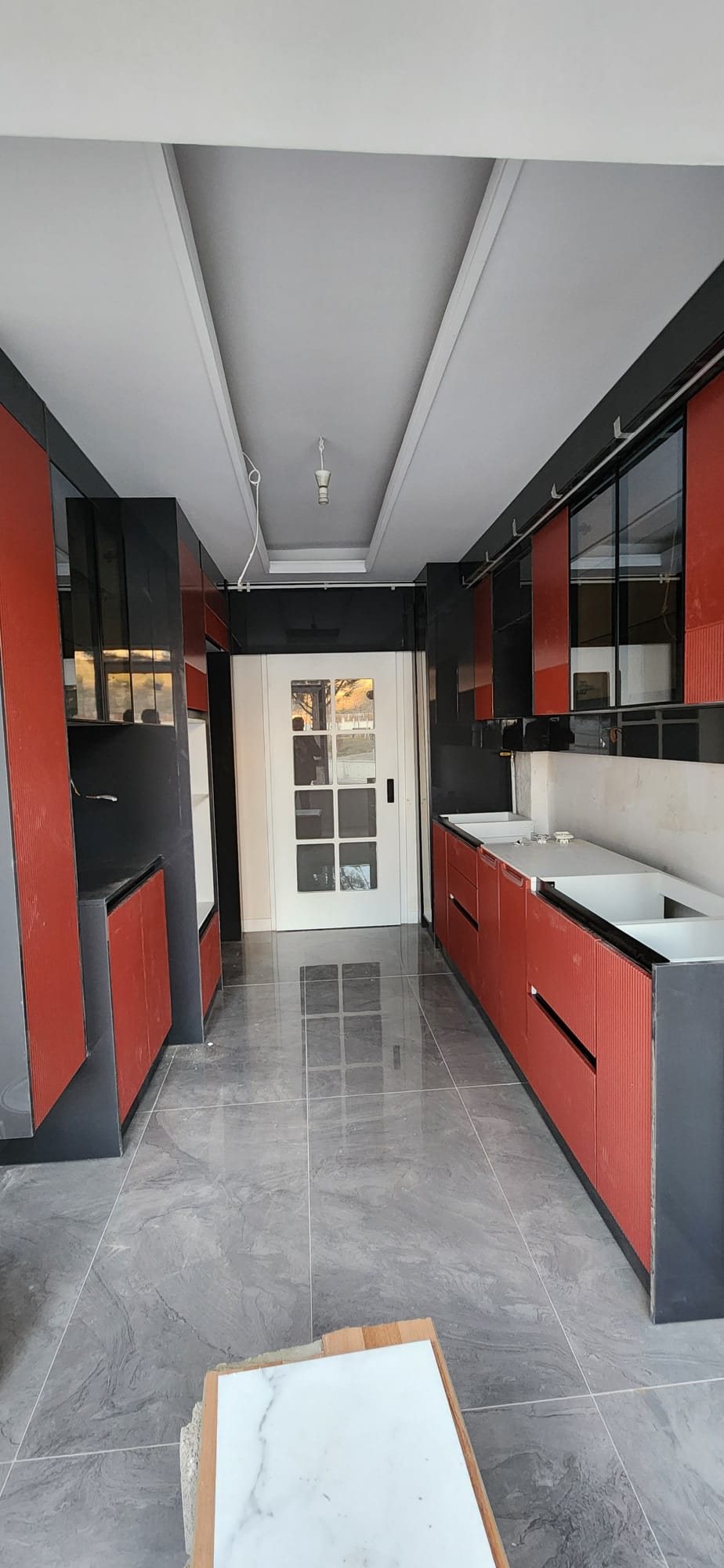 Ankara banyo lavabo tezgah mermer beyaz