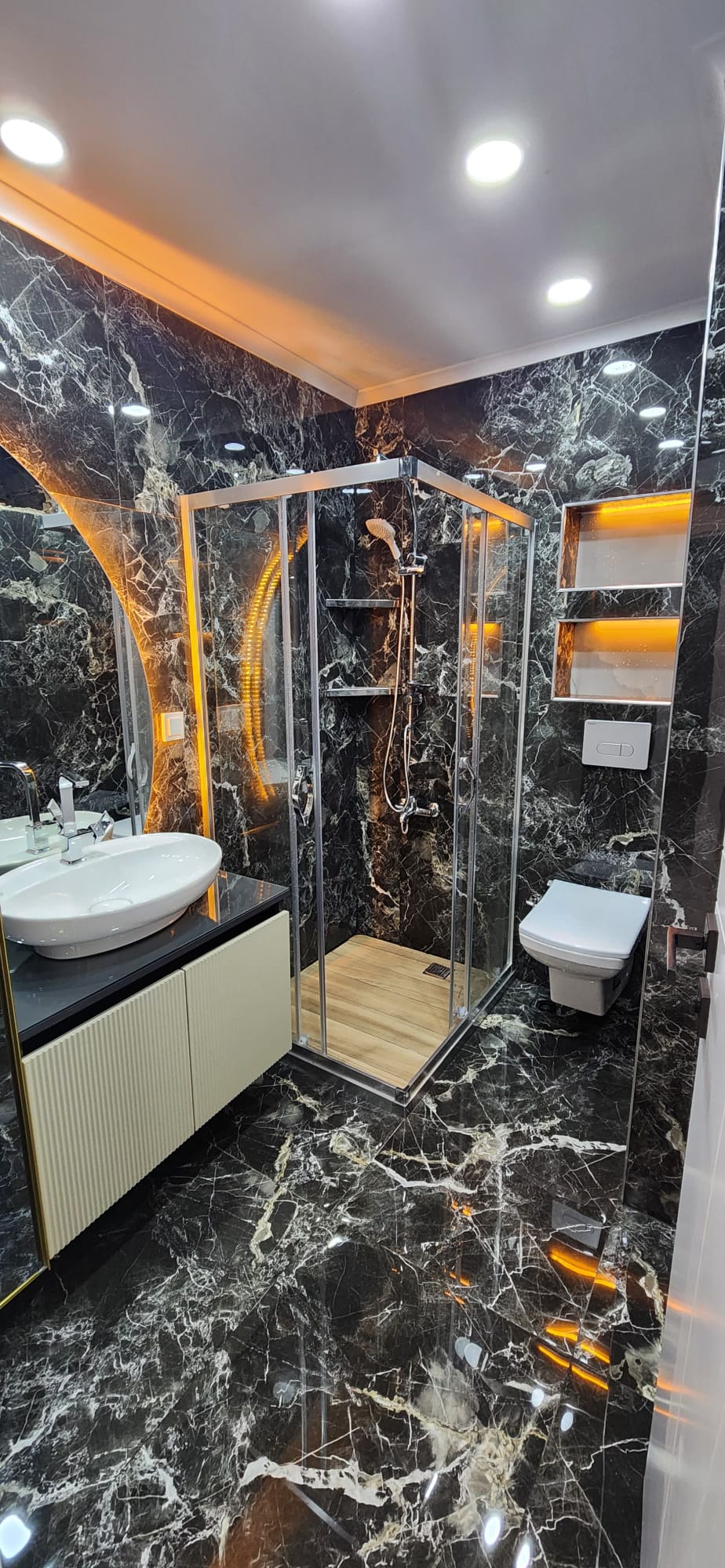 Ankara banyo lavabo tezgah montaj detay