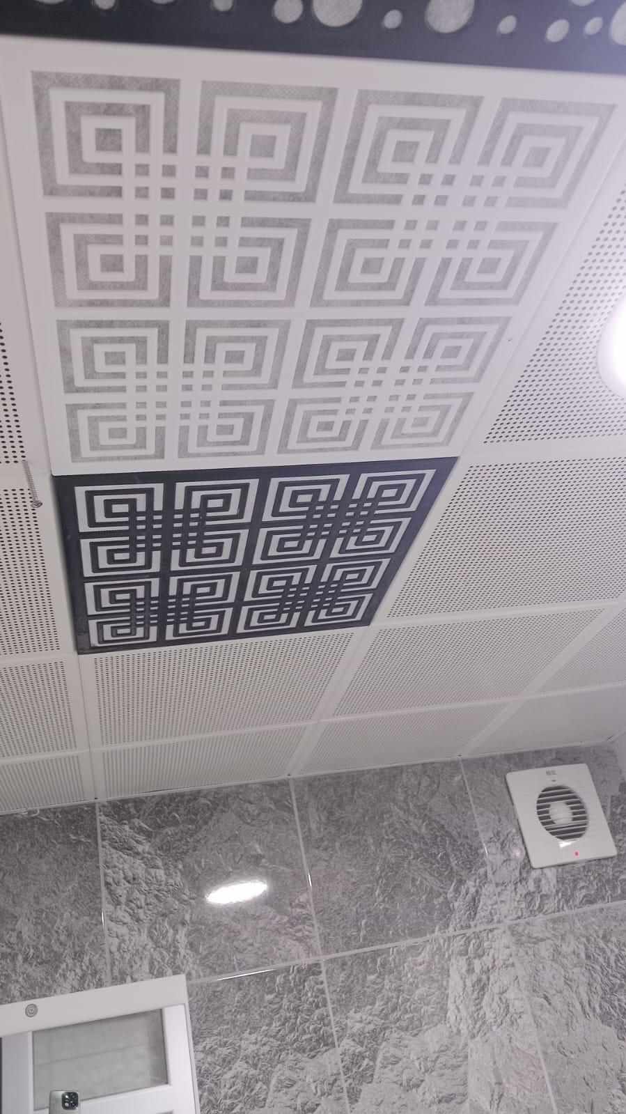 Ankara mutfak dolap gri modern LED