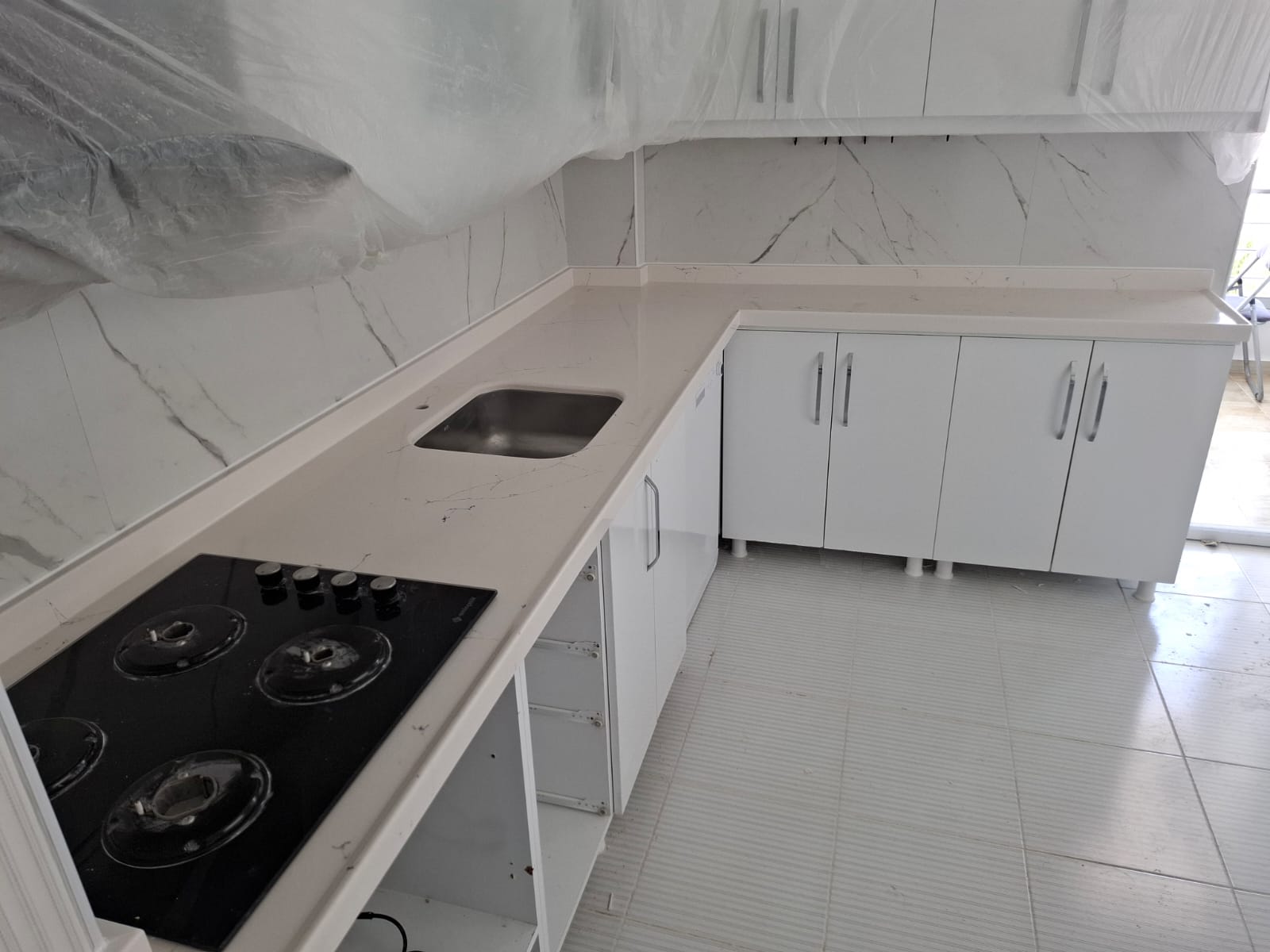 Ankara mutfak tezgah lavabo mermer montaj